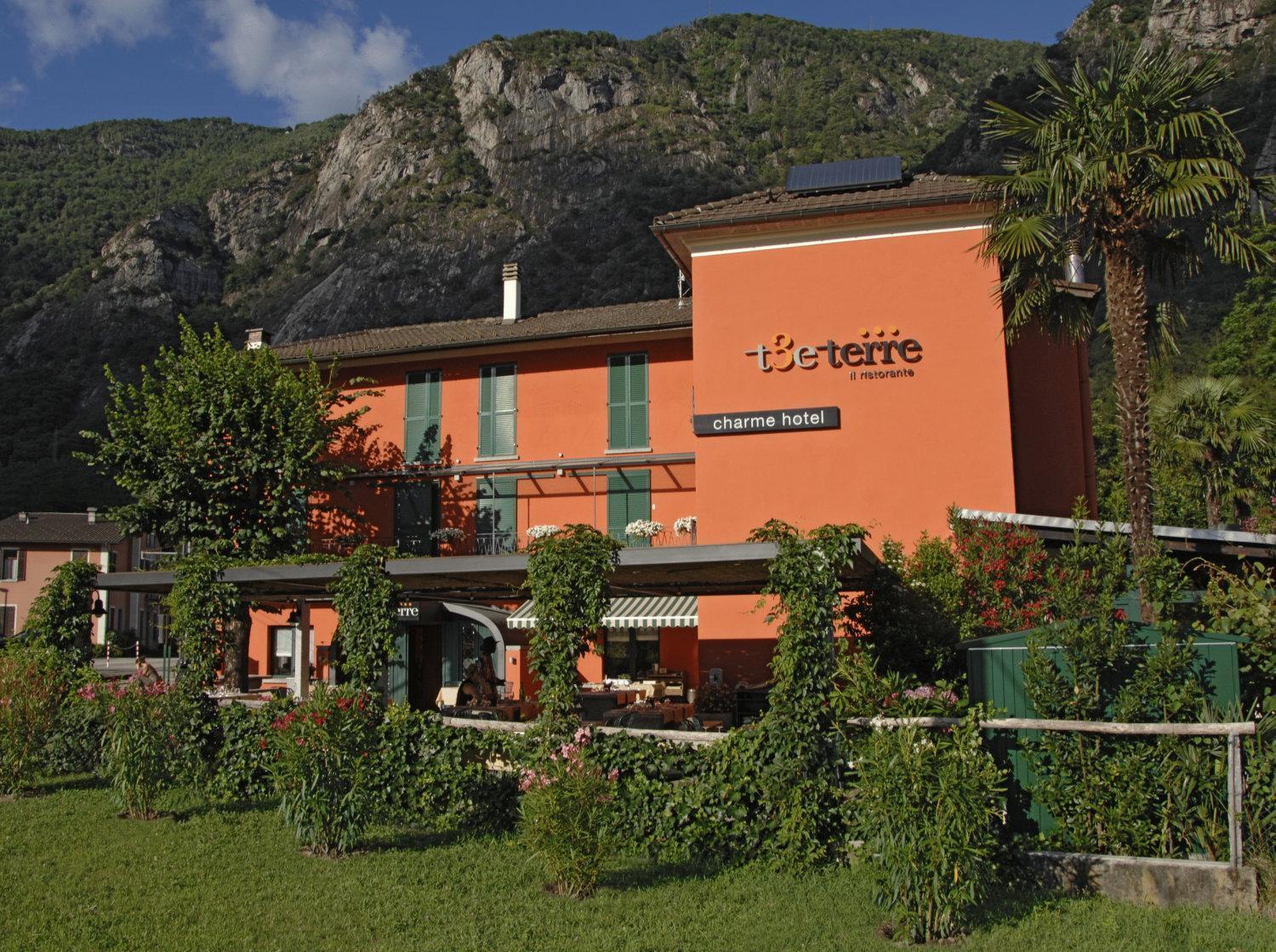 Ristorante Charme Hotel Tre Terre Ponte Brolla Exterior photo